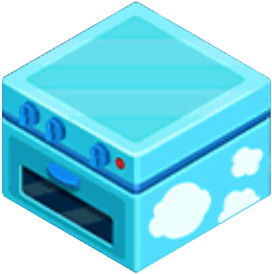 Blue Bun Oven - Oven (396x399)