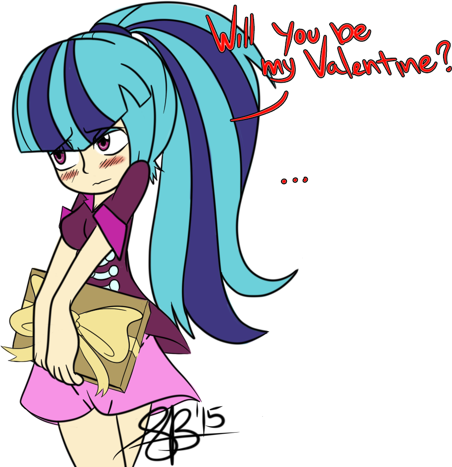 Xxxsketchbookxxx Sonata Dusk- Valentine Day Special - Sonata Dusk Kissing Boy Artwork (993x952)