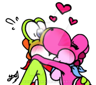*smooooch~* By Yoshistar01 - Heart (400x326)