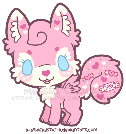 Chibi Valentines Day Luumie - Kawaii Valentines Day Drawing (500x531)