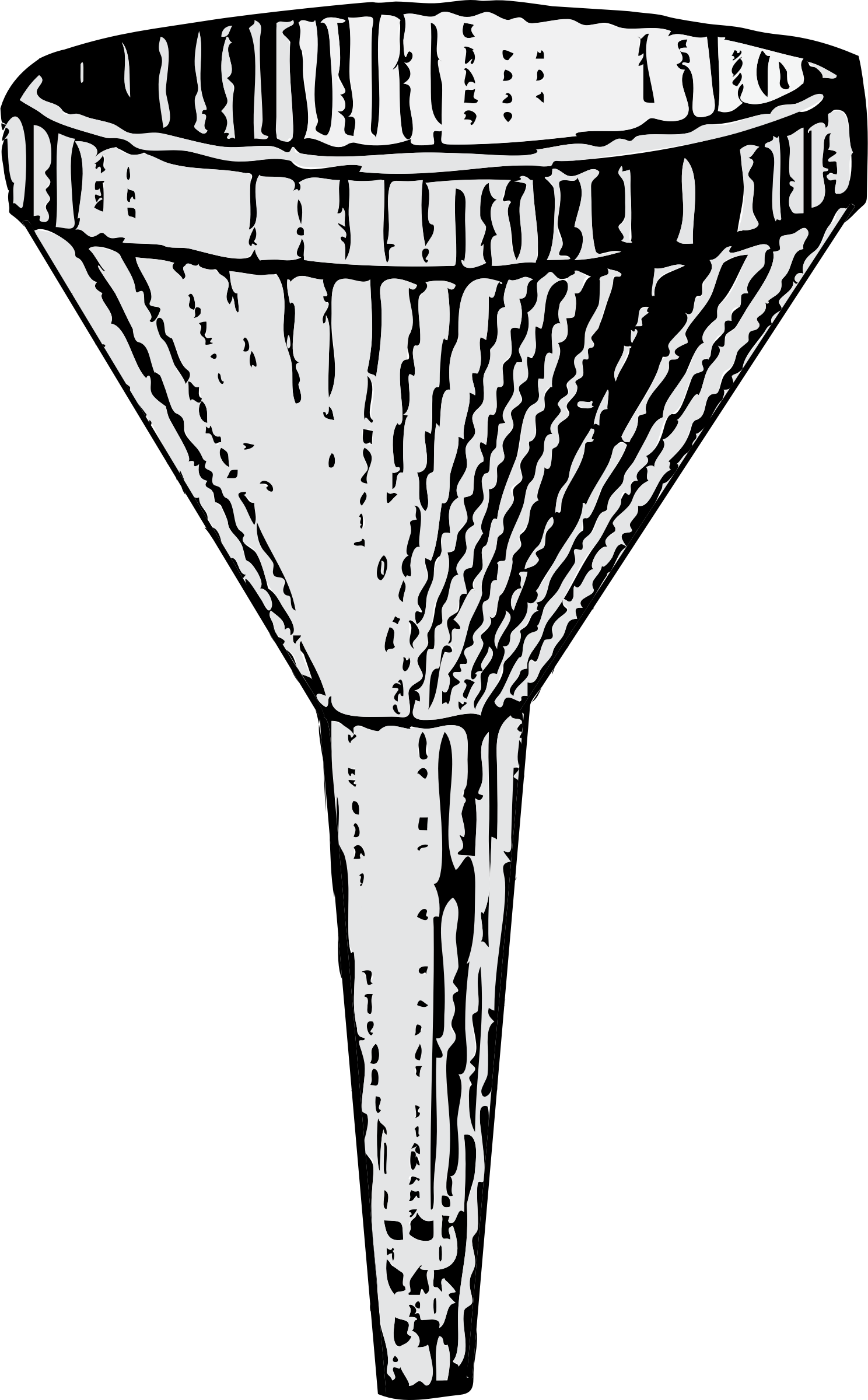 Big Image - Funnel Clip Art (1488x2400)