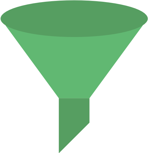Funnel Free Icon - Filter Icon Green Png (512x512)