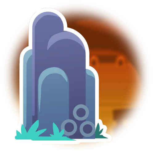 Blue Coral Columns - Coral (512x512)