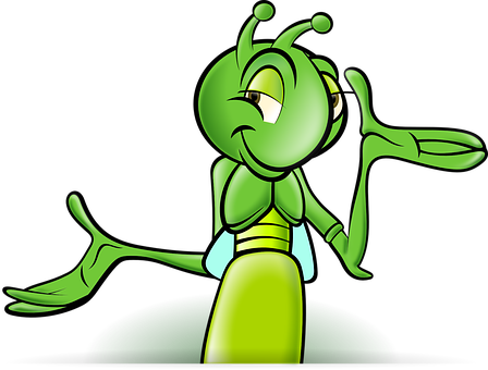 Cricket Insect Grasshopper Pest Nature Wil - Cartoon Cricket (448x340)