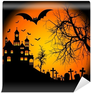 House On The Hill Shower Curtain (400x400)