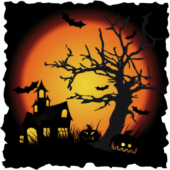Picture - Coloring Pages Of Halloween Haunted Houses (351x351)