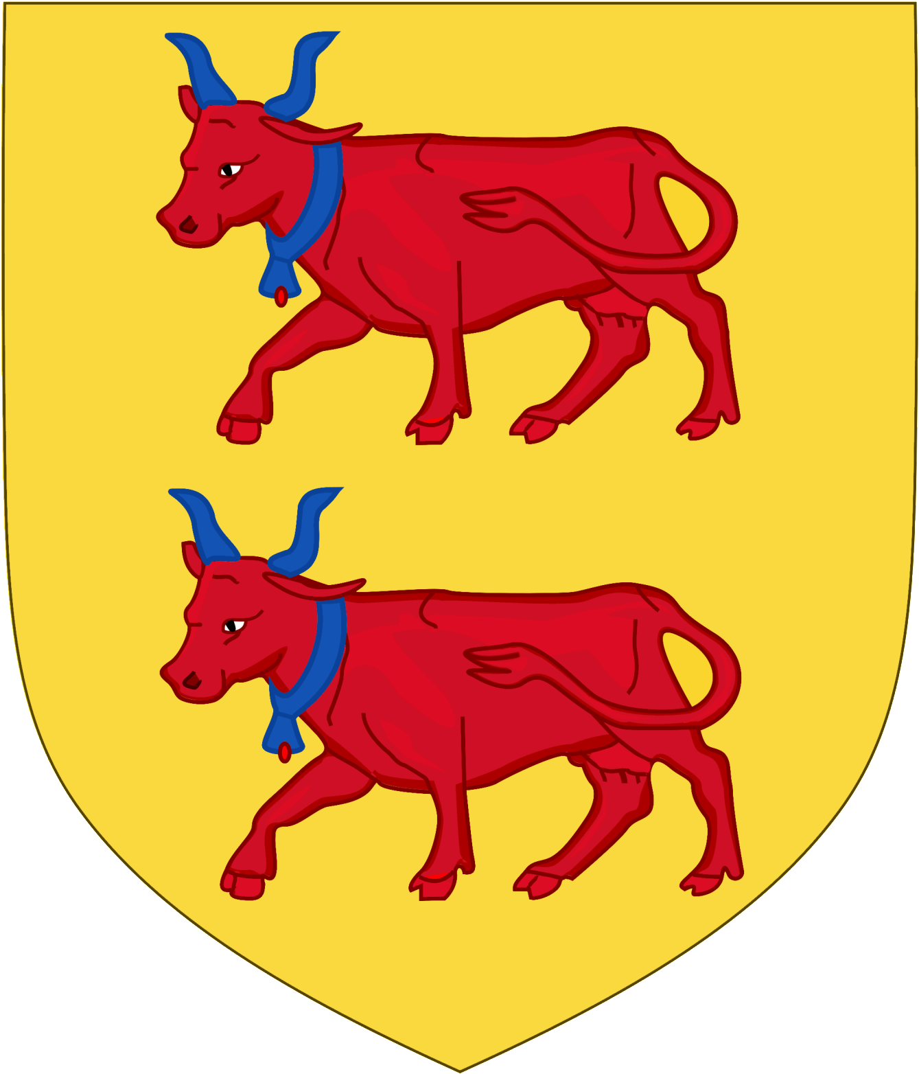 Casal De Bearn - Flag: Region Béarn In France (1345x1600)