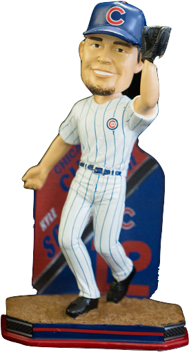 Kyle Schwarber Chicago Cubs Limited Edition Bobblehead - Pitcher (280x529)