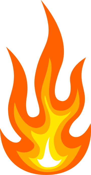 Adobe Illustrator Clip Art - Flame Pattern (362x693)