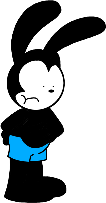 Oswald After Getting Punched In Stomach By Marcospower1996 - Cartoon (894x894)