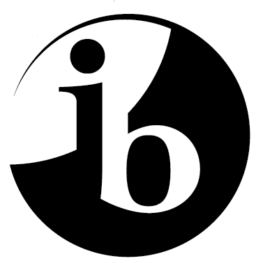 Poudre High School - International Baccalaureate Logo Black And White (494x485)