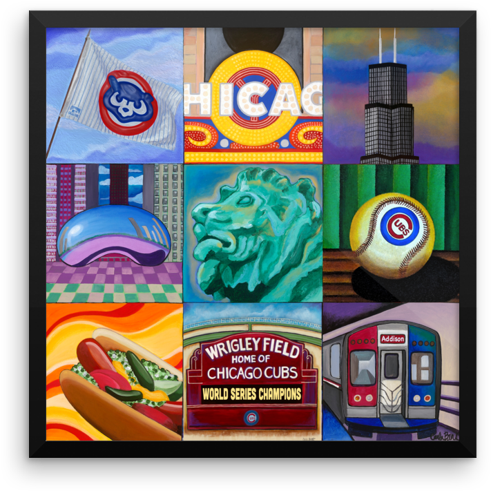 "cubs Win" Art Print - "cubs Win" Art Print (1000x1000)