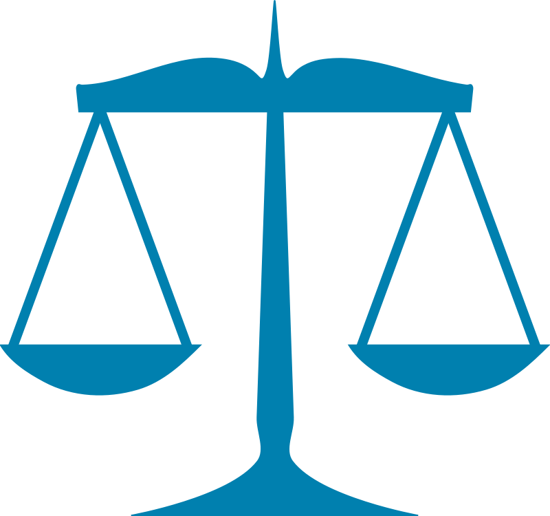 Criminal-justice - Scales Of Justice Clip Art (800x750)
