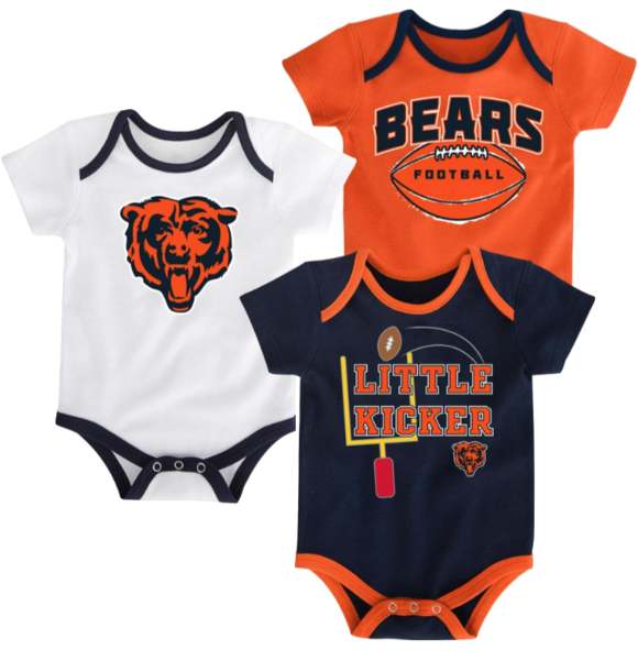 Chicago Bears Arel Cubs Clothing - Chicago Bears (591x600)
