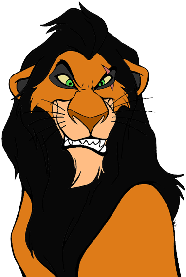 Lion Clipart Scar - Lion King Scar Png (382x569)