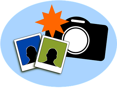 Photography Camera Photos Pictures Digital - Camera With Photos Clipart (383x340)