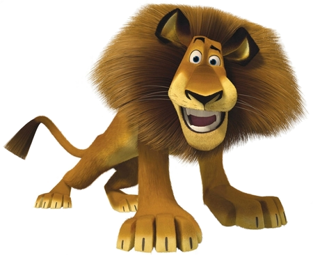Lion Png Images And Clipart Free Download - Madagascar 3: Europe's Most Wanted (2012) (450x366)