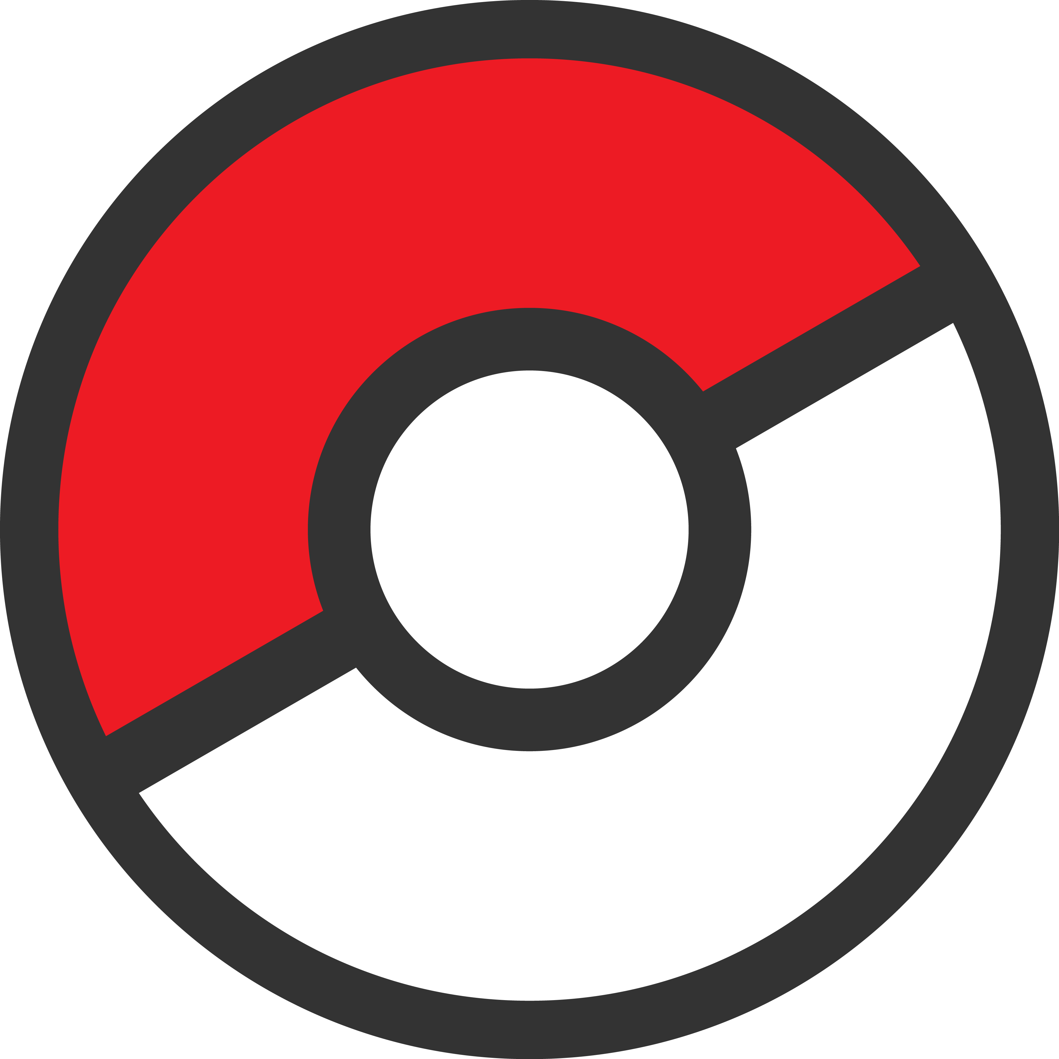 Pokeball Clipart Clear Background - Pokeball Png (3633x3633)