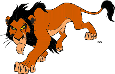Lion Clipart Scar - Scar Transparent Background Lion King (472x323)