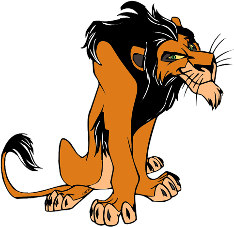 Lion Clipart Scar - Scar From Lion King (500x484)