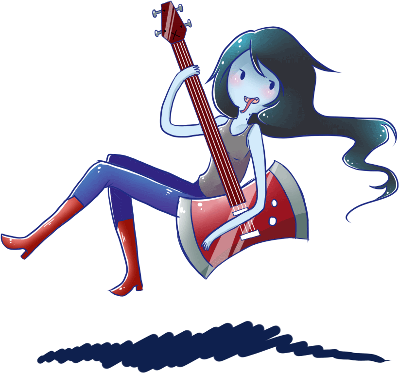 [adventure Time] Marceline The Vampire Queen By Kiruiru - [adventure Time] Marceline The Vampire Queen By Kiruiru (870x820)