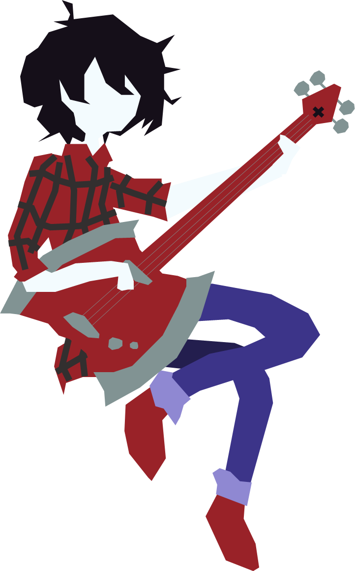 Adventure Time - Fanart Marshall Lee Transparent (722x1160)