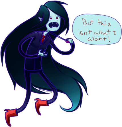 Adventure Time With Finn And Jake Wallpaper Entitled - Marceline Daddy's Little Monster (500x480)