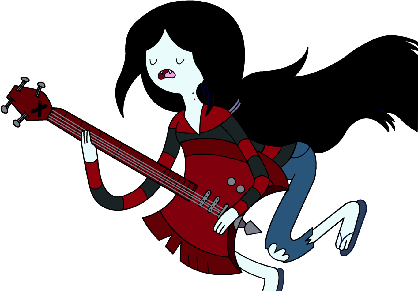 Undefined - Marceline The Vampire Queen Png (1600x1163)