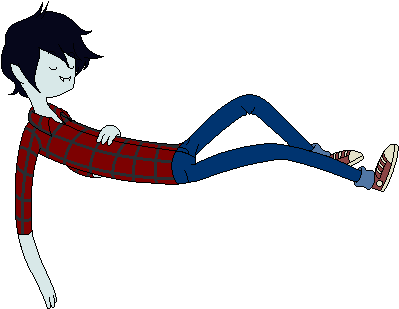 Adventure Time Time Adventure Gif - Adventure Time Marshall Lee Floating (500x410)