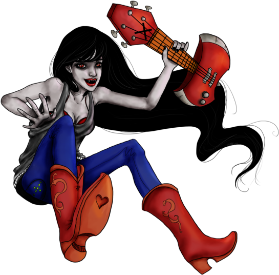 Marceline Adventure Time By Martyna Van Dracula - Cartoon (600x800)