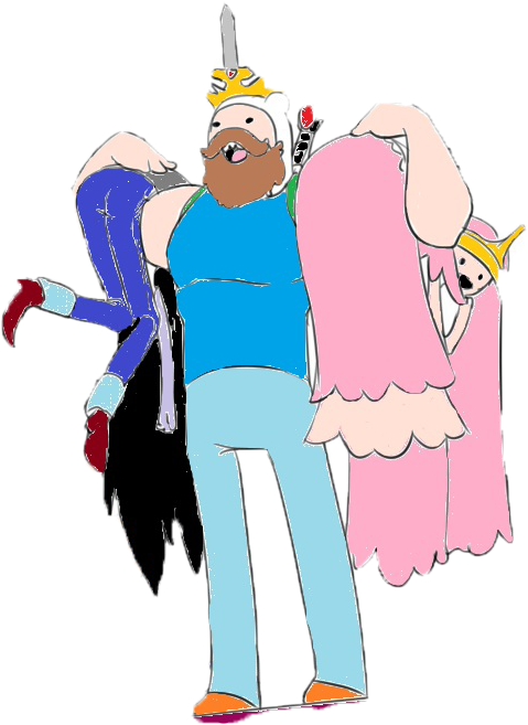 Image - Adventure Time Finn And Princess Bubblegum Fan Art (720x864)