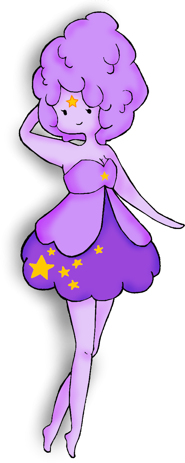 Princesa Caroço Anime - Adventure Time Puffy Princess (740x1578)