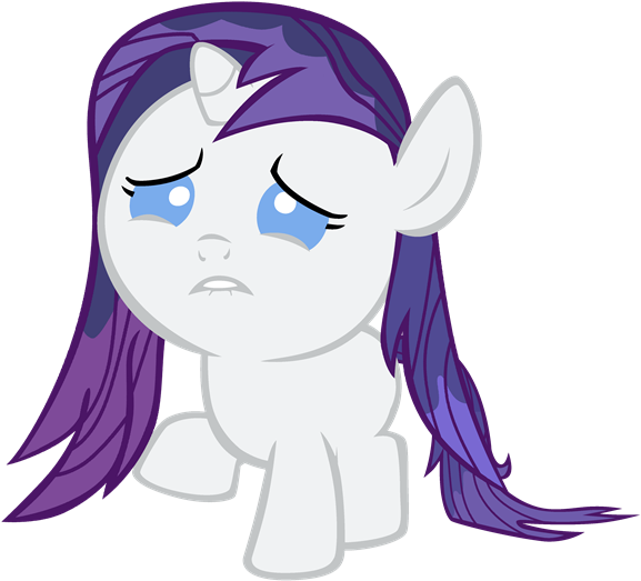 Post 25538 0 85595400 1396476094 Thumb - Mlp Baby Rarity Sad (610x598)