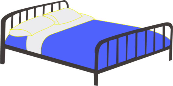 Dubbal Bed Cartoon Clipart Best, Bunk Bed Room Clip - Cartoon Beds (600x299)