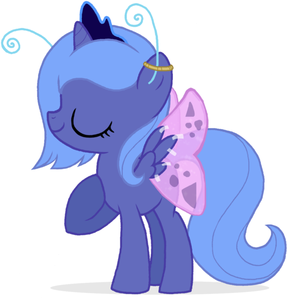 Princess Luna Pinkie Pie Princess Celestia Pony Rainbow - Baby Luna My Little Pony (600x638)
