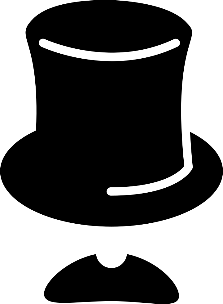 Magic Hat With Moustache Vector - Chapeau Haut De Forme Dessin (720x980)