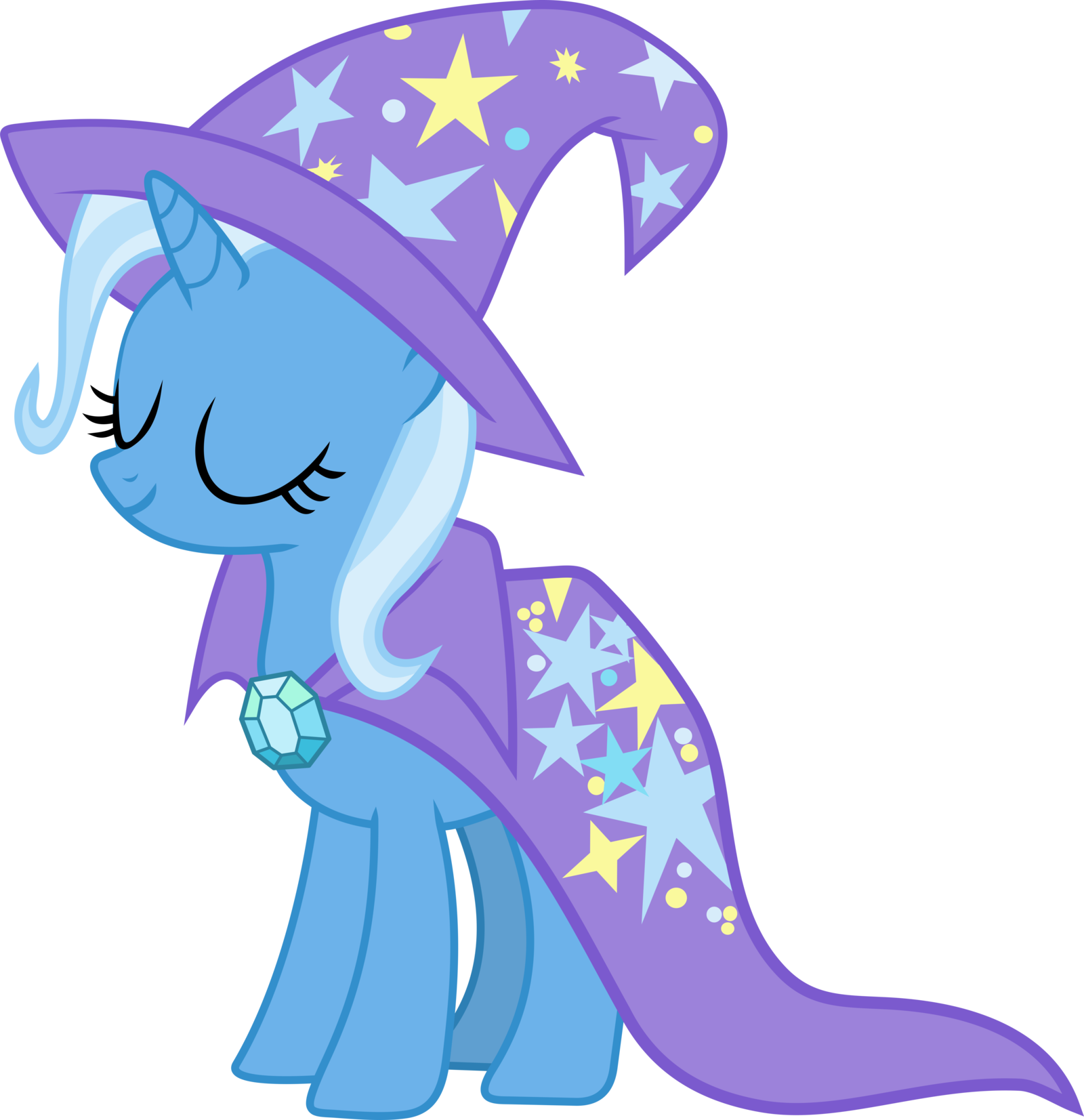 Magic Hat Horse By Frownfactory Magic Hat Horse By - Great And Powerful Trixie (1600x1653)