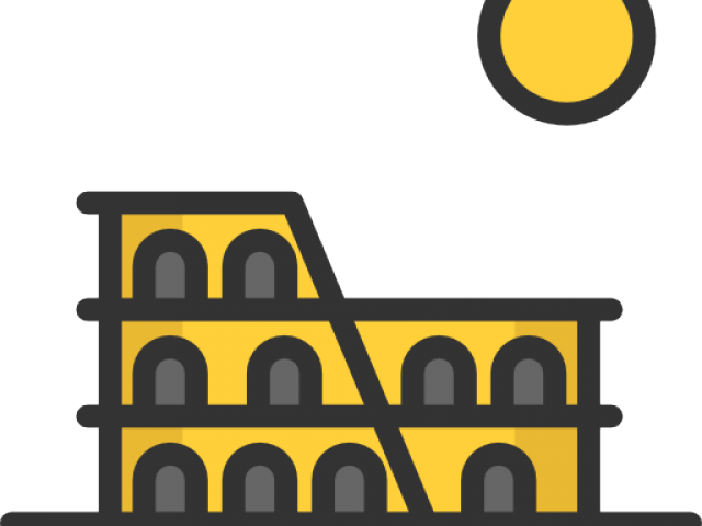 Greece Clipart Roman City - Colosseum (640x480)