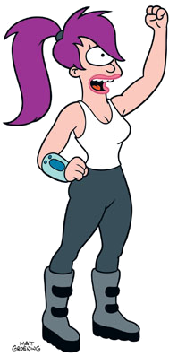 Turanga Leela - Futurama Png (388x407)