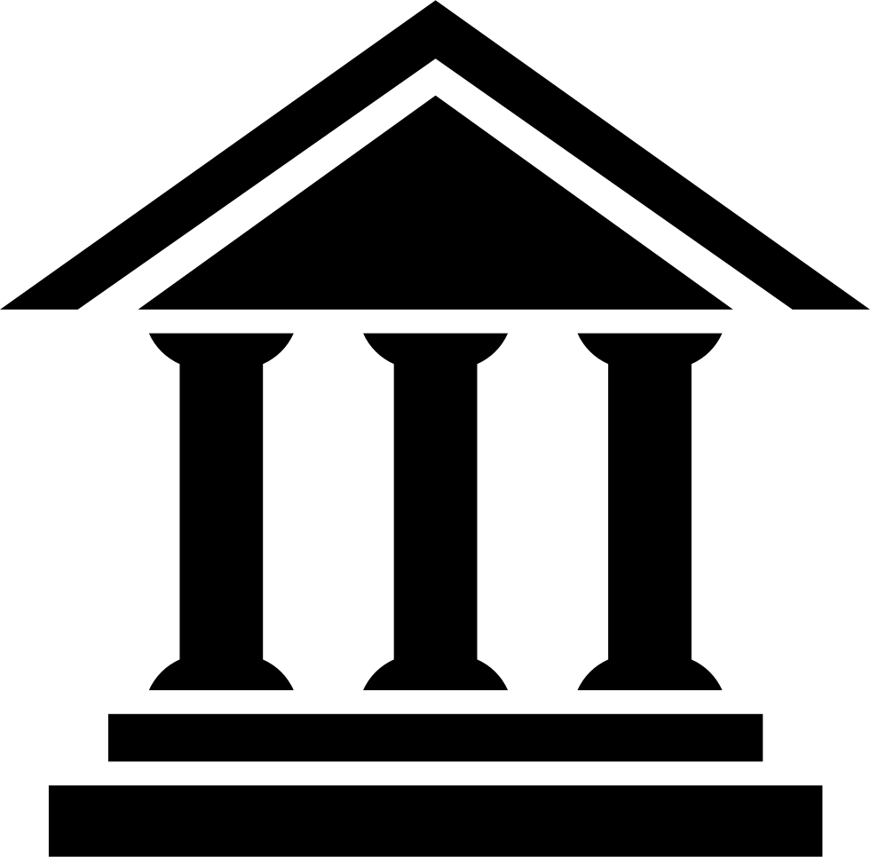 Antique Columns Building Front Comments - Trading Building Icon (980x966)