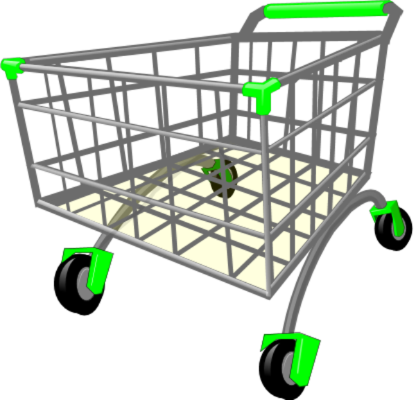 Man With Shopping Cart Clipart - Flamingo Quotes (600x577)