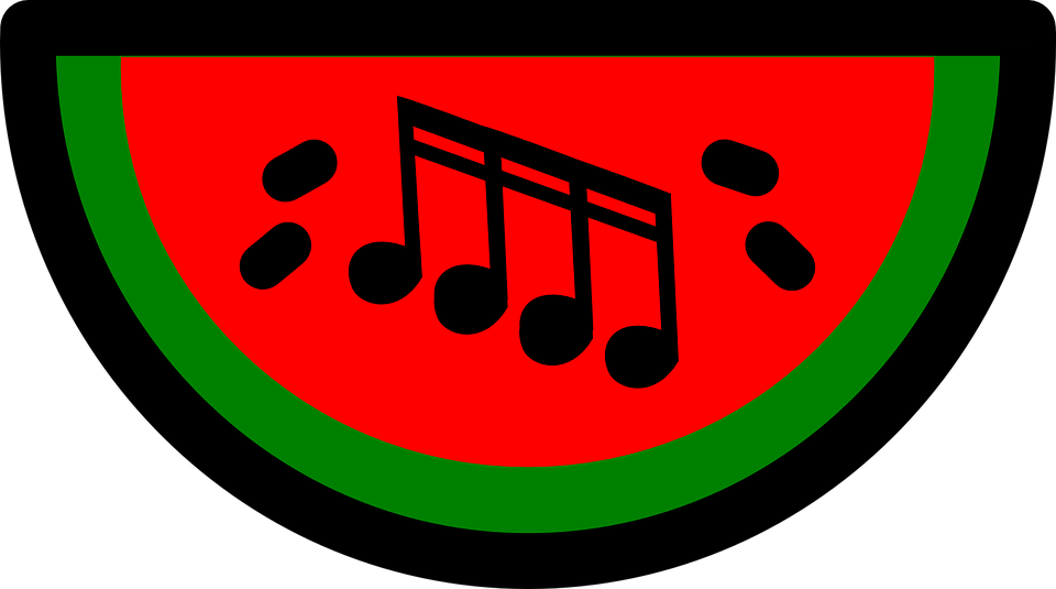 Watermelon Sixteenth Notes Clip Art At Clker - Watermelon (960x535)