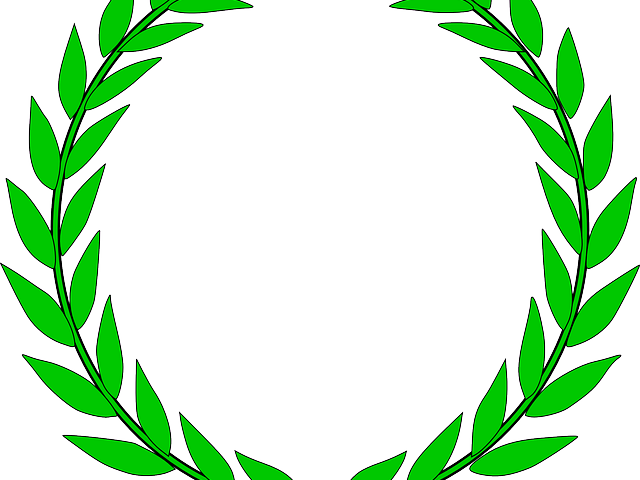 Greece Clipart Greek Leave - Laurel Wreath (640x480)