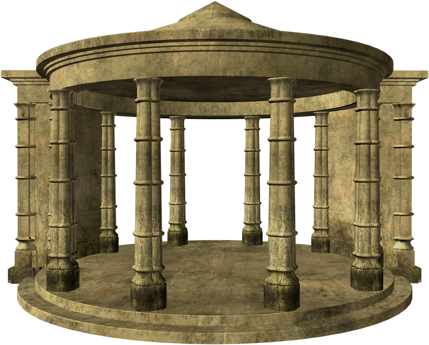 Colosseum Ruins Architecture Clip Art - Pantheon Radio (1600x1258)