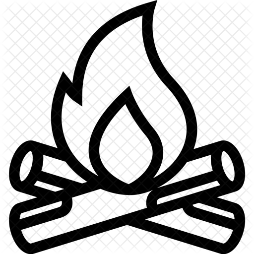 Bonfire, Beach, Holidays, Camping, Travel Icon - Bonfire (512x512)