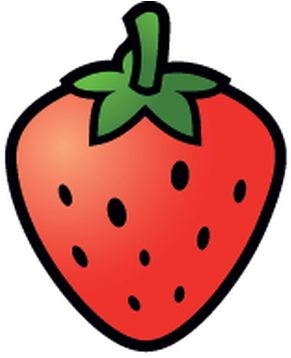 Fruits Icons - Strawberry (440x399)
