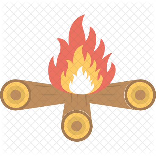 Bonfire Icon - Campfire (512x512)