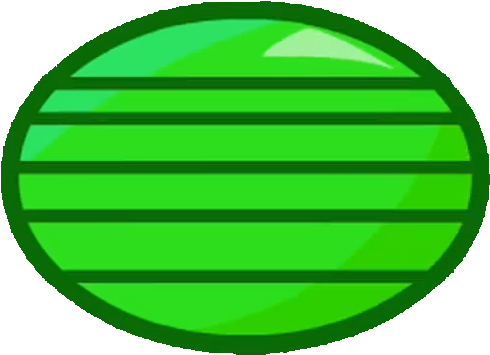 Oval Clipart Watermelon - Green Apple (504x371)
