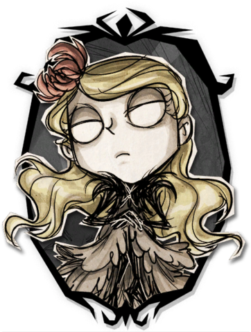 Explore Video Game Art, Skin Art And More - Don T Starve Wendy Skins (362x479)
