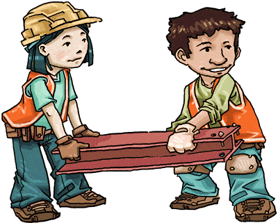 Working Clipart - People Working Clipart (400x321)